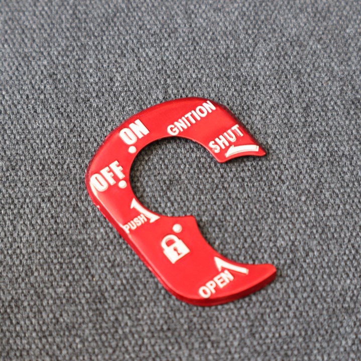 TEM DÁN Ổ KHÓA TRANG TRÍ XE WINNER BẰNG NHÔM CHỐNG TRẦY XƯỚC ( nhiều màu )