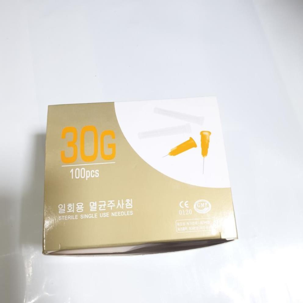 tách lẻ Đầu kim tiêm dưỡng chất meso 30G của hãng Sungshim Hàn Quốc 4mm, 13mm