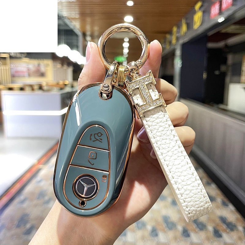 Vỏ Bọc Chìa Khóa Xe Hơi Mercedes Benz 2021 C Class S Class W223 S350 S400 S450 S500 C200 C260 2021