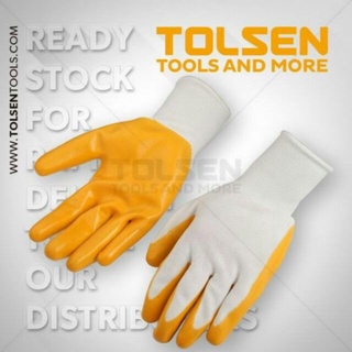 Mua Bao tay vải cao su 1 mặt TOLSEN 45010 (dùng trong môi trường dầu)