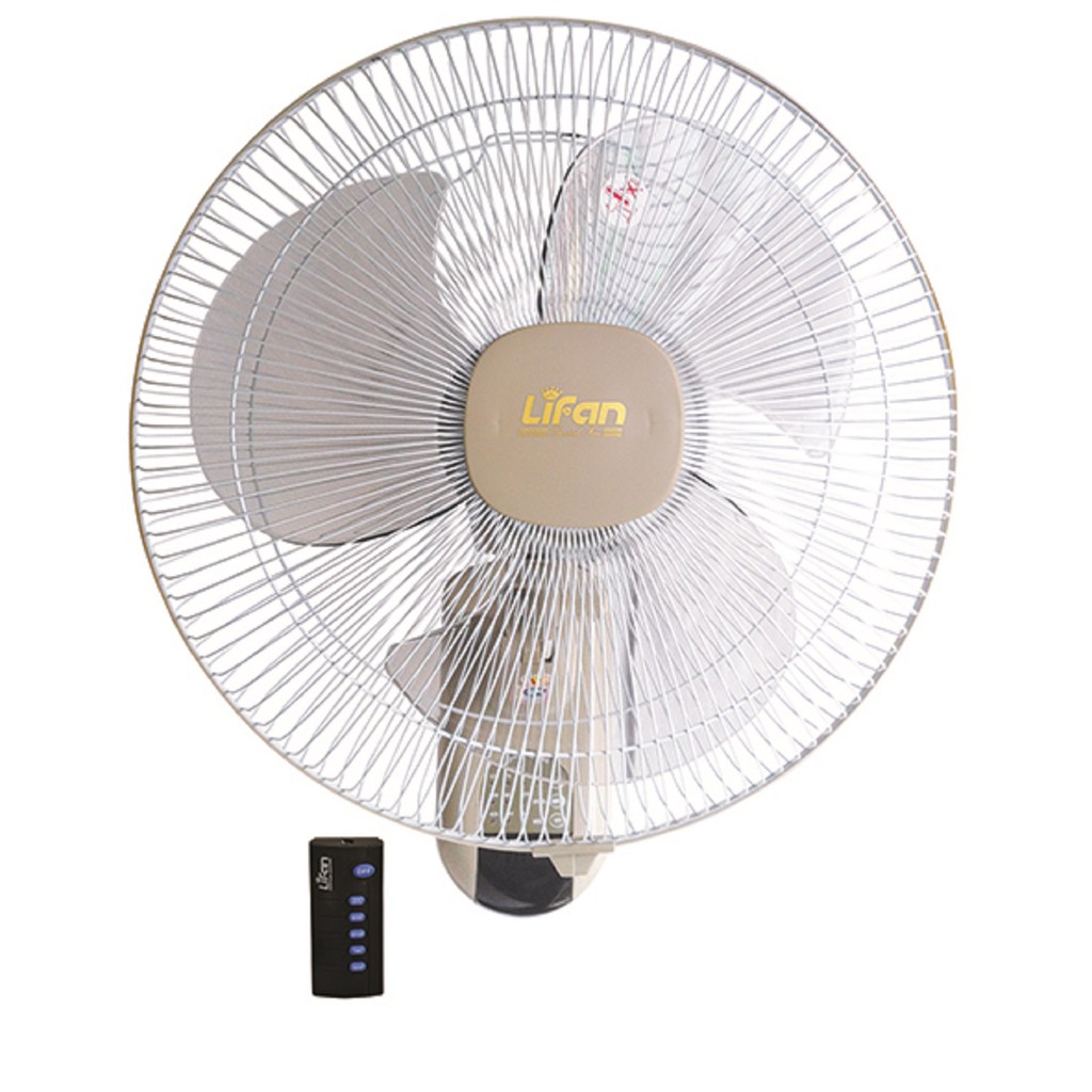 Quạt treo tường cao cấp, quạt treo điều khiển, quạt làm mát đảo gió 4 chiều Lifan model TE-1689