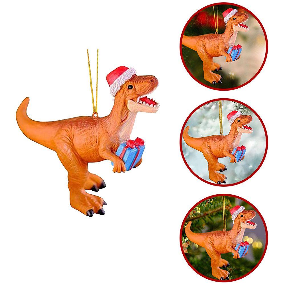 Set 4 Khủng Long Trang Trí Giáng Sinh Năm Mới