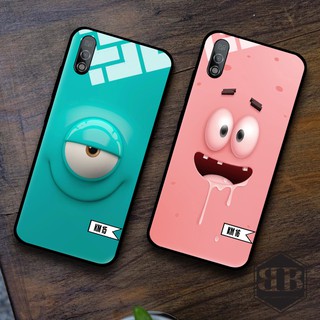 Ốp lưng kính cường lực Vsmart Bee 3 khuôn mặt ngộ nghĩnh