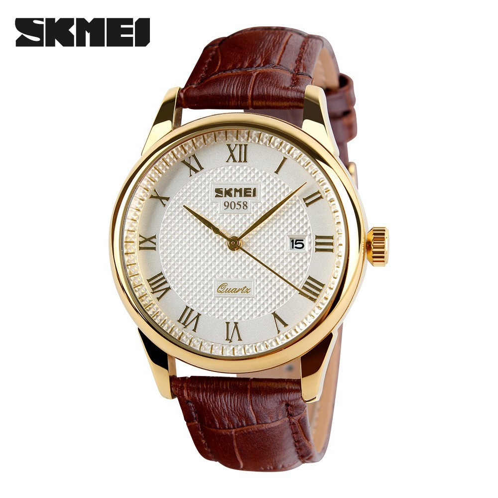 Đồng hồ nam SKMEI chính hãng dây da cao cấp chống nước SKMEI 9508 | BigBuy360 - bigbuy360.vn
