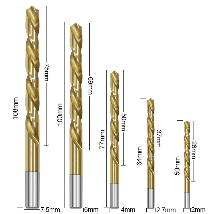 Bộ dụng cụ tháo lấy ốc gãy hỏng chuyên dụng. 5 Mũi tháo vít + 5 mũi khoan