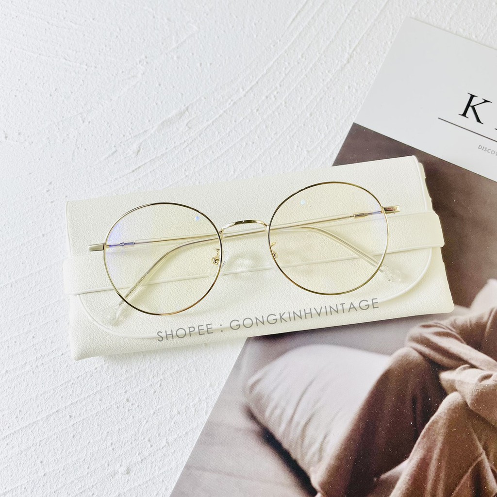 Gọng kính cận nữ , chất liệu kim loại tròn mảnh nhẹ 2626 Fiveminutes Unisex Nam nữ | BigBuy360 - bigbuy360.vn