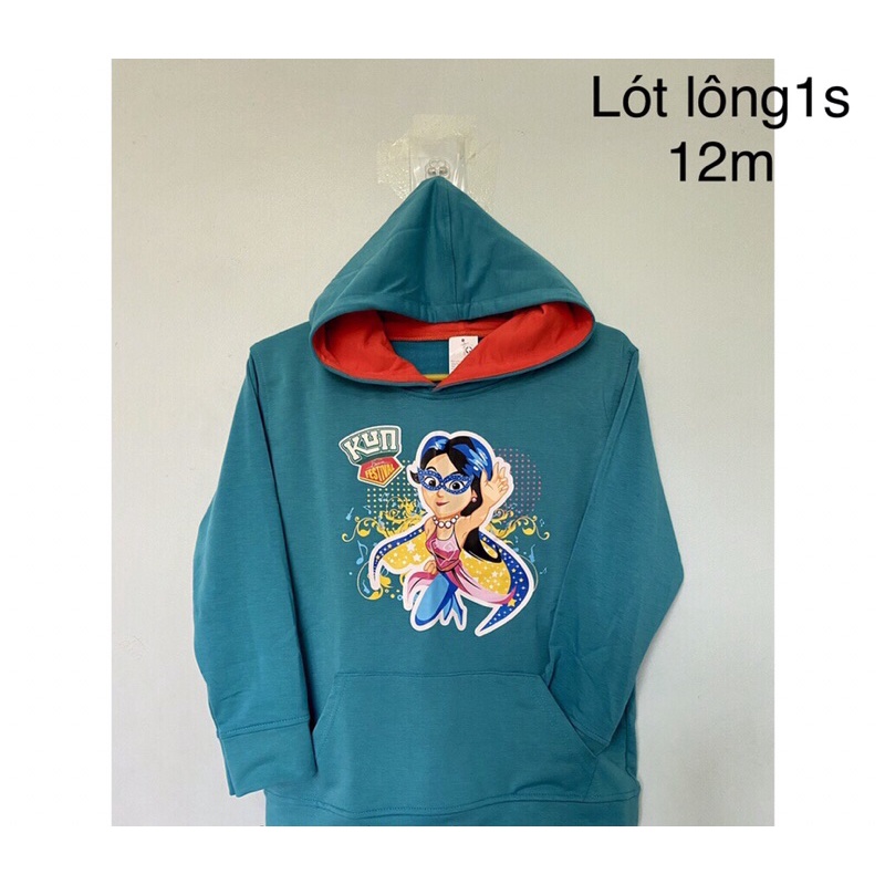 Áo hoodie kun loại nỉ bông dày