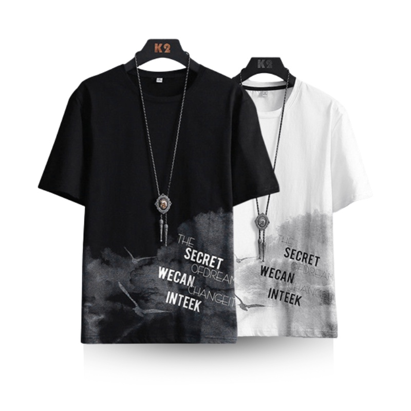 Áo thun nam UNIFUN mã TT56.0 Áo tay lỡ nam form rộng thể thao cộc tay đẹp hè thu dáng ngắn tay