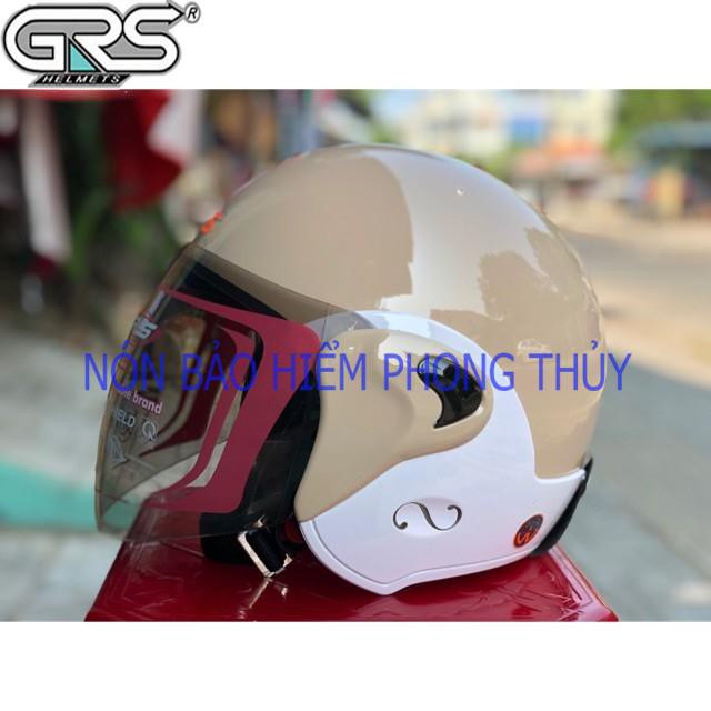 [ SHOPEE ]  MŨ BẢO HIỂM 3/4 ĐẦU GRS CHÍNH HÃNG - A318 NHIỀU MÀU