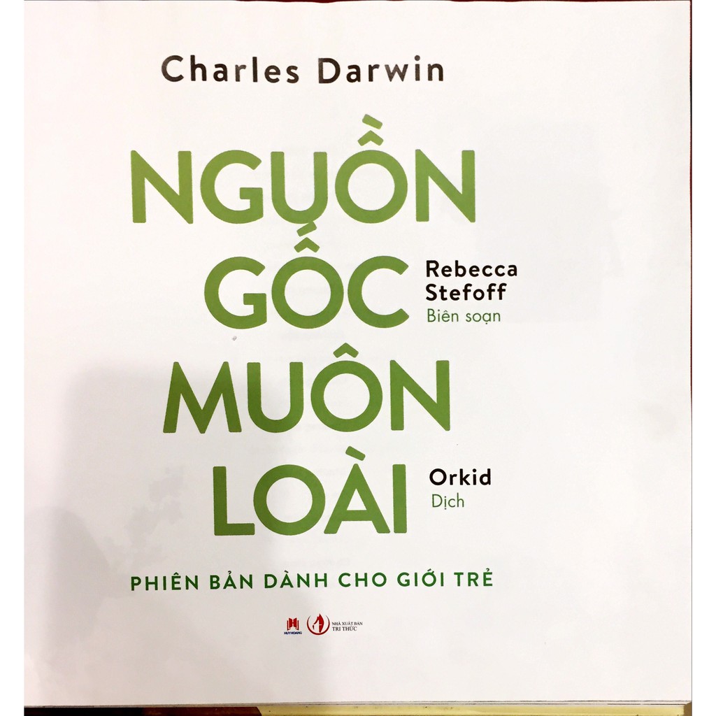 Sách - Nguồn Gốc Muôn Loài (Phiên Bản Dành Cho Giới Trẻ)