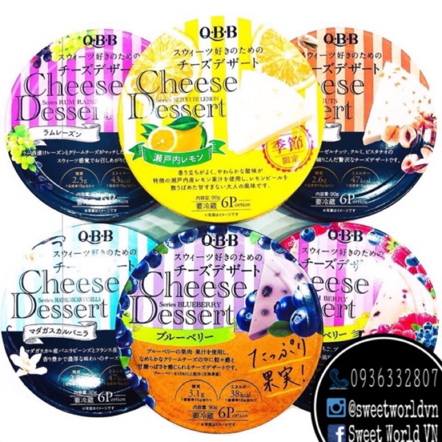 Phô mai ngọt QBB Cheese Dessert - Nhật Bản