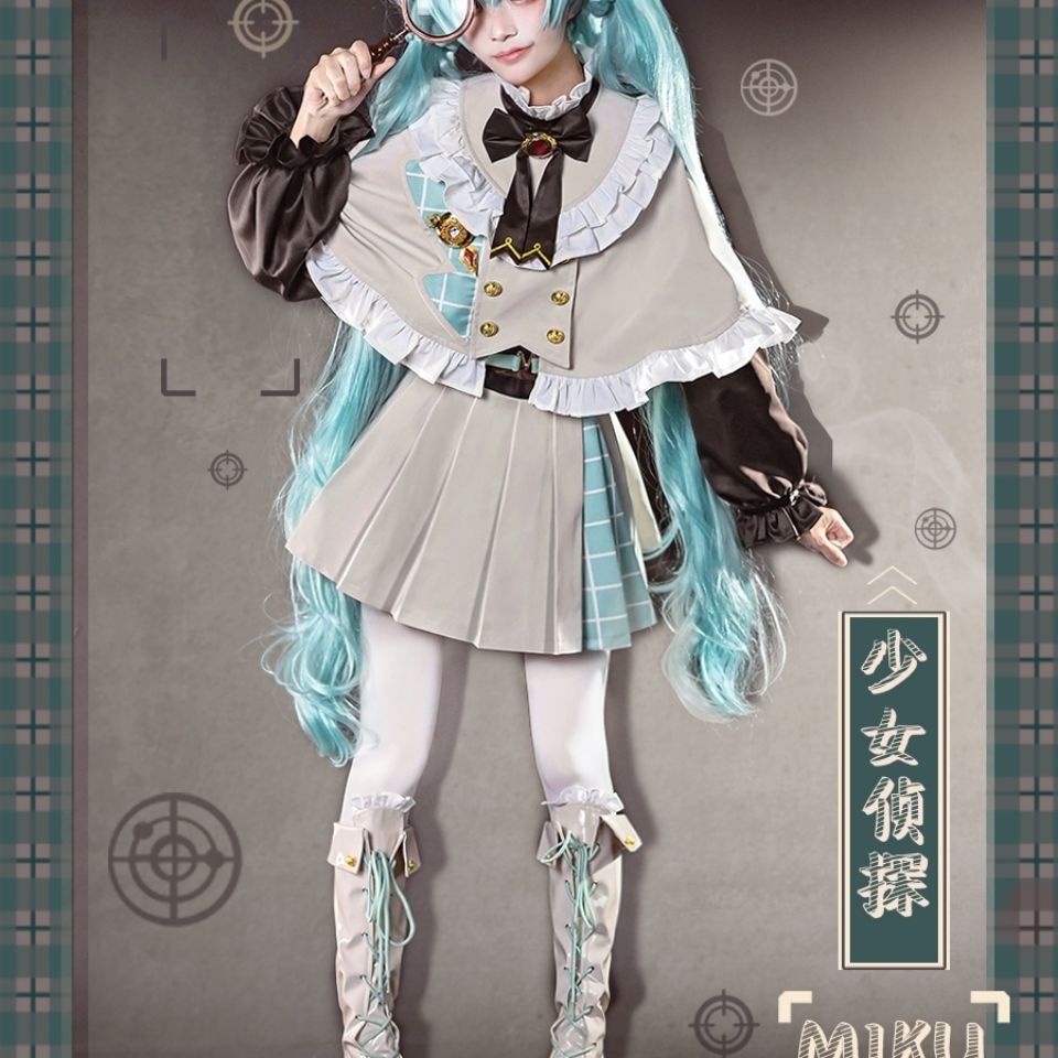 Áo Choàng Hóa Trang Nhân Vật Hatsune miku Xinh Xắn
