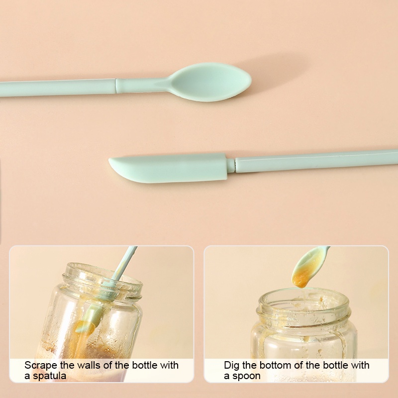 Thiết lập 2/4 Silicone Mini Scoop Scoop Chất lỏng có thể được giảm thiểu