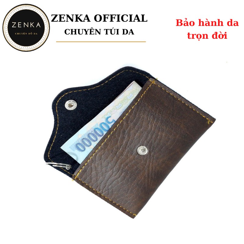 Ví đựng thẻ Zenka đựng card, tiền lẻ, vé gửi xe, làm móc khóa rất tiện dụng và đẹp mắt