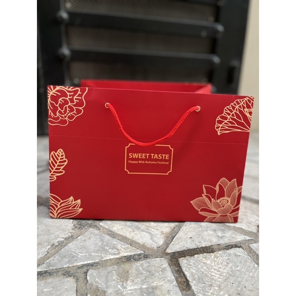 set 10 vỏ túi đựng vừa hộp mica 4 bánh trung thu hiện đại