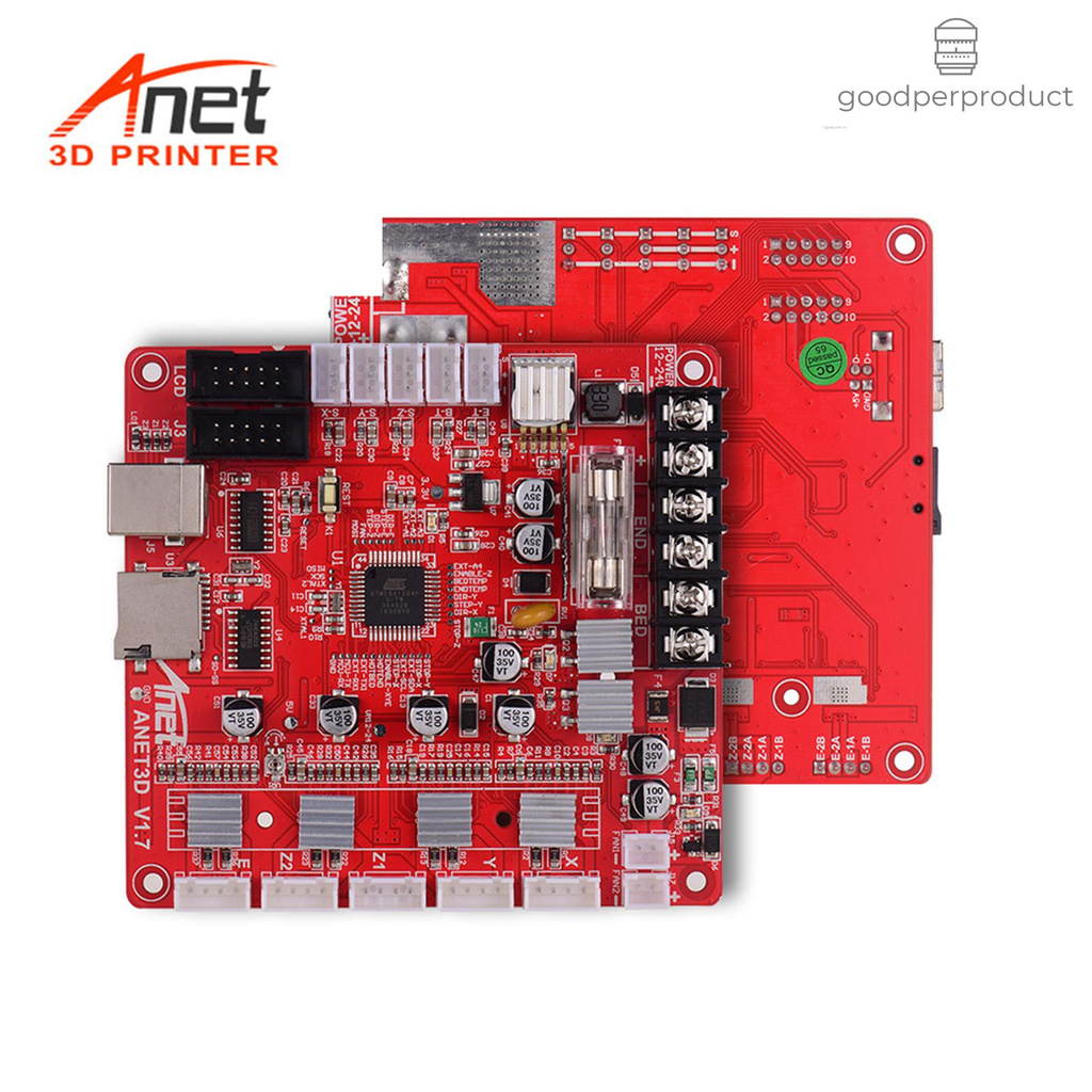 Bảng Mạch Điều Khiển Anet A1284-Base V1.7 Tự Lắp Ráp Cho Máy In 3d Reprap I3 24v