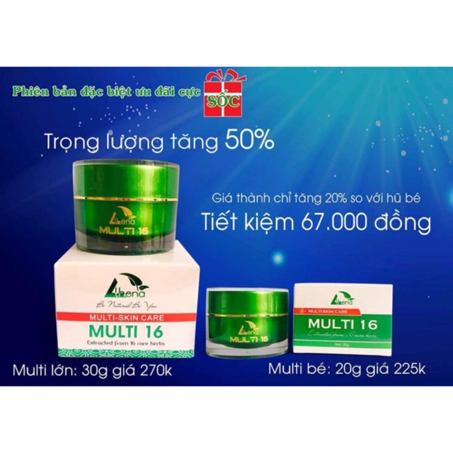 KEM TRỊ RẠN ATHENA MULTI16 HỘP TO 30gr