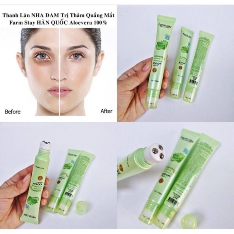 Lăn mắt Nha đam Aloe vera 92% | BigBuy360 - bigbuy360.vn