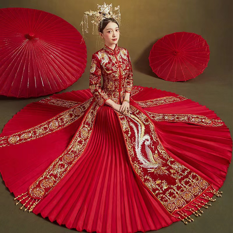 Đầm Cưới Trung Hoa plus size 2022