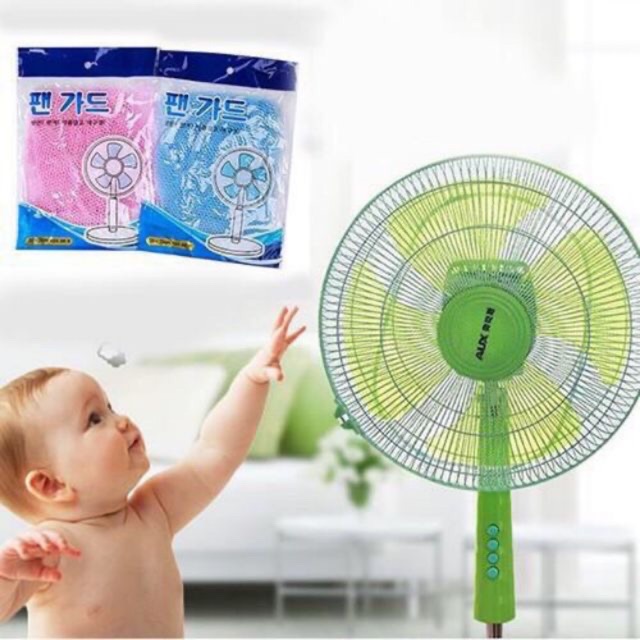 Lưới bọc quạt an toàn cho bé, quạt 25-30cm