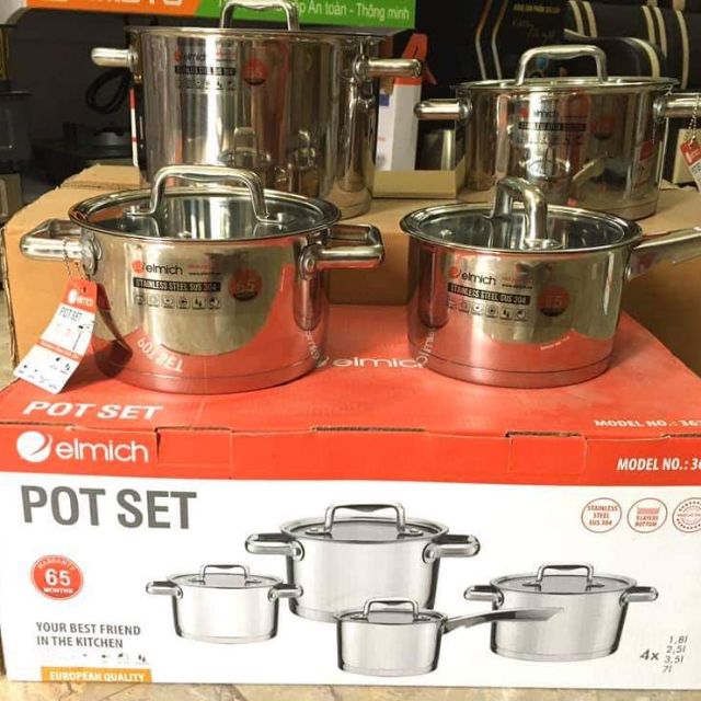 Bộ nồi elmich 3670