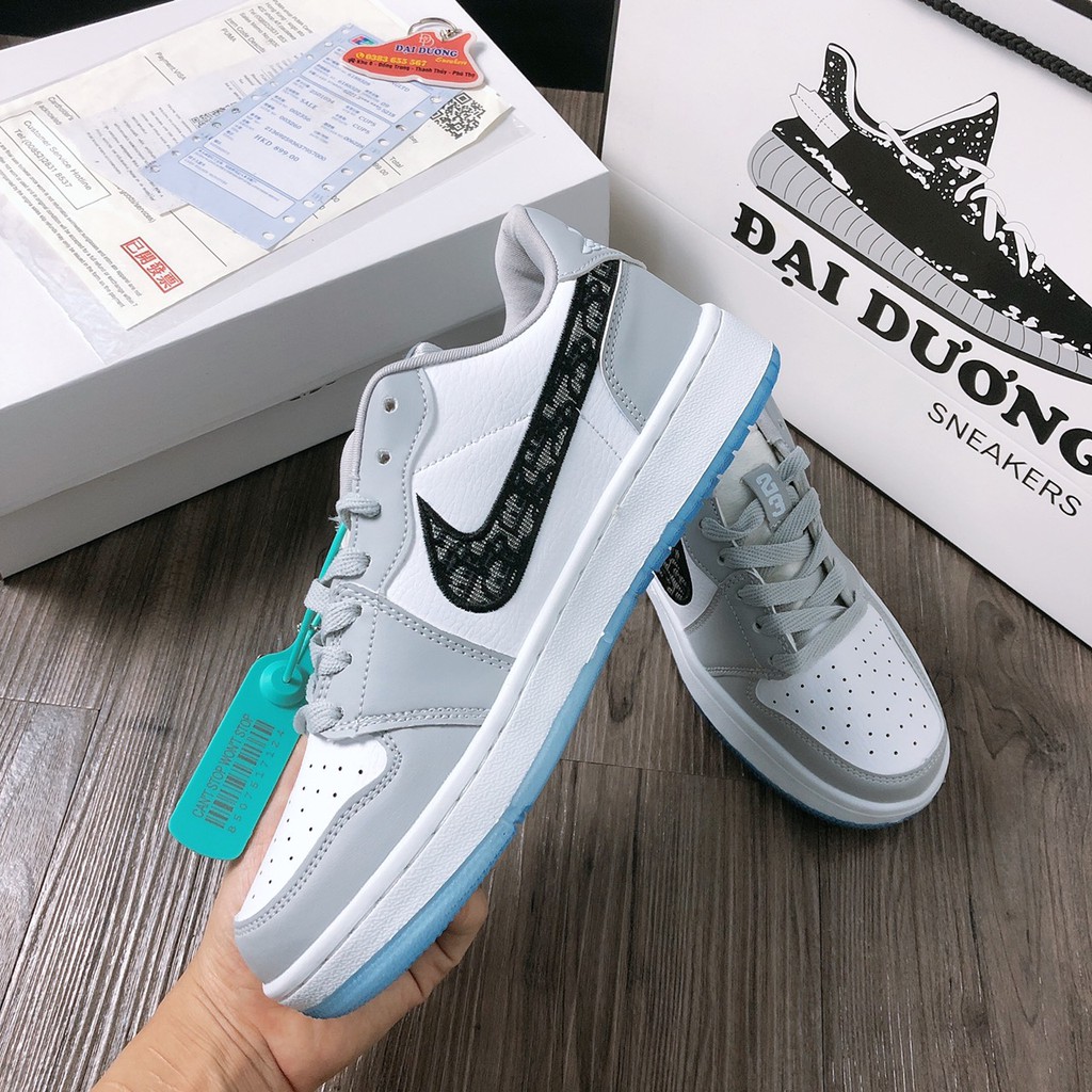 JD dior thấp cổ [TẶNG MÓC KHÓA - FULL BOX] giày thể thao nam nữ tăng chiều cao jd dior thấp cổ bản chuẩn trung | BigBuy360 - bigbuy360.vn