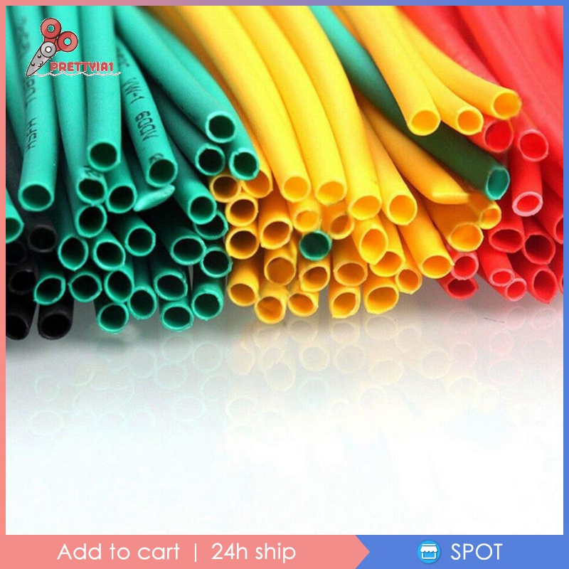 [Prettyia1] Set 530 Ống Co Nhiệt Bọc Dây Điện