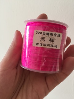Combo 10m chỉ size 0.72mm tết vòng dây rút