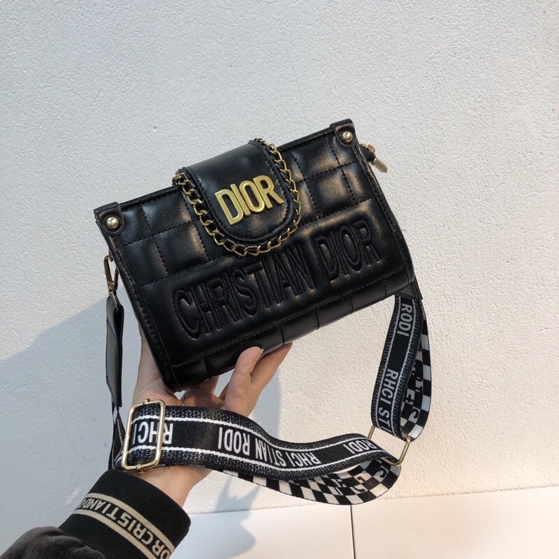 Túi Xách Nữ, Túi Đeo Chéo D.I.O.R Dây Bản To