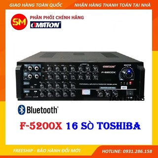 Amply Bluetooth Karaoke Ampli nghe nhạc gia đình OMATON F-5200X