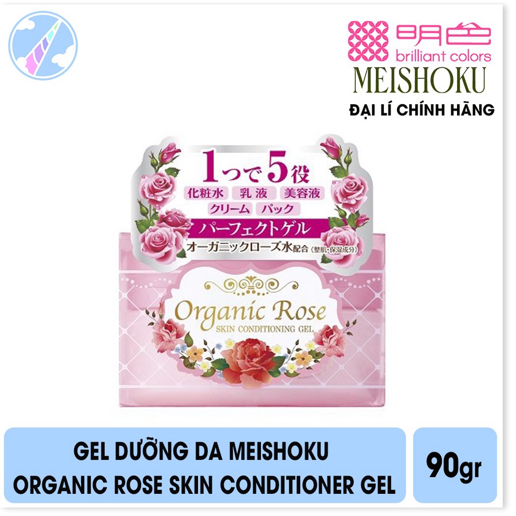 Gel Dưỡng Da Meishoku Organic Rose Skin Conditioner Gel 90g
