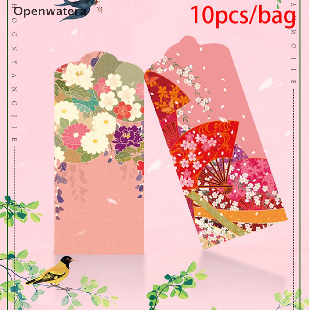Set 10 bao lì xì phong cách Trung Hoa mừng năm mới