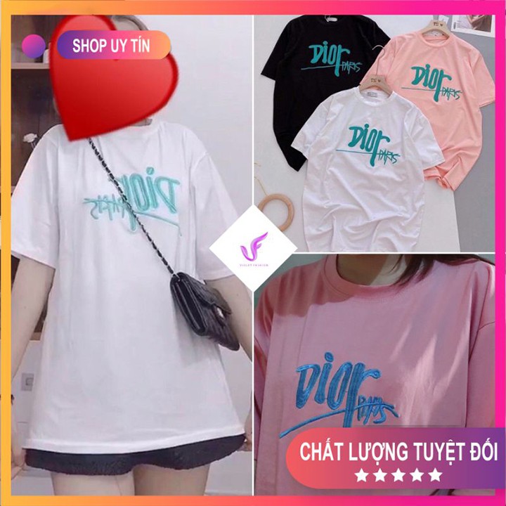 Áo Phông Nữ 🛰Áo Thun Di_or🛰 Cộc tay-dáng rộng, chất liệu cotton thoáng mát-cực xinh-cực kute hàng hot Mã AT13 | BigBuy360 - bigbuy360.vn