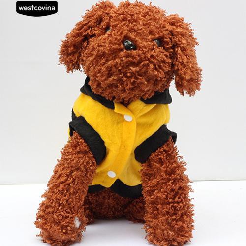 Áo nỉ họa tiết chú ong xinh xắn cho thú cưng