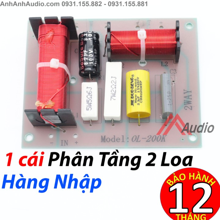 Mạch phân tần 2 Loa OL200K - Giá 1 Cái