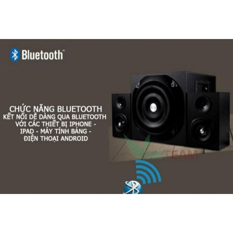 Loa ví tính UEF S-909: Có kết nối bluetooth, âm thanh bass khỏe