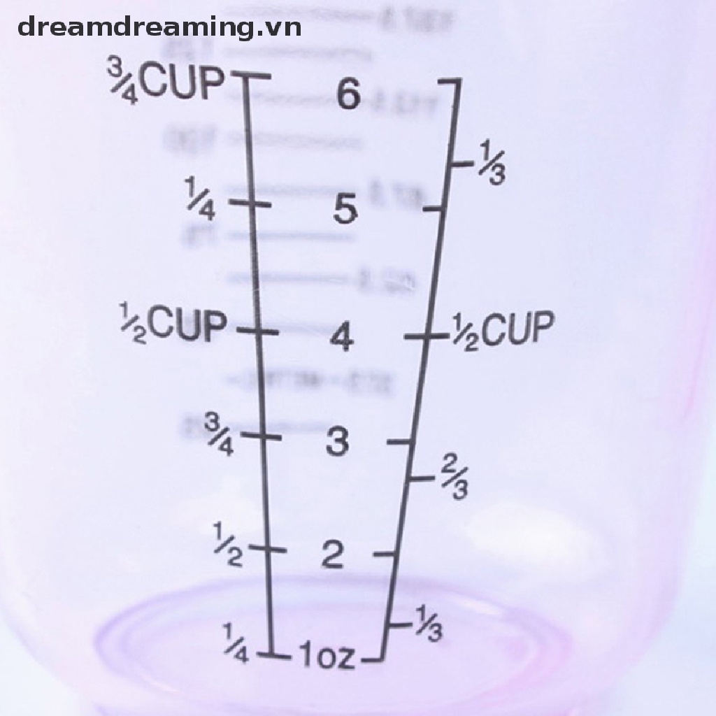 Cốc Đong Bằng Nhựa 150ml Có Tay Cầm Tiện Dụng