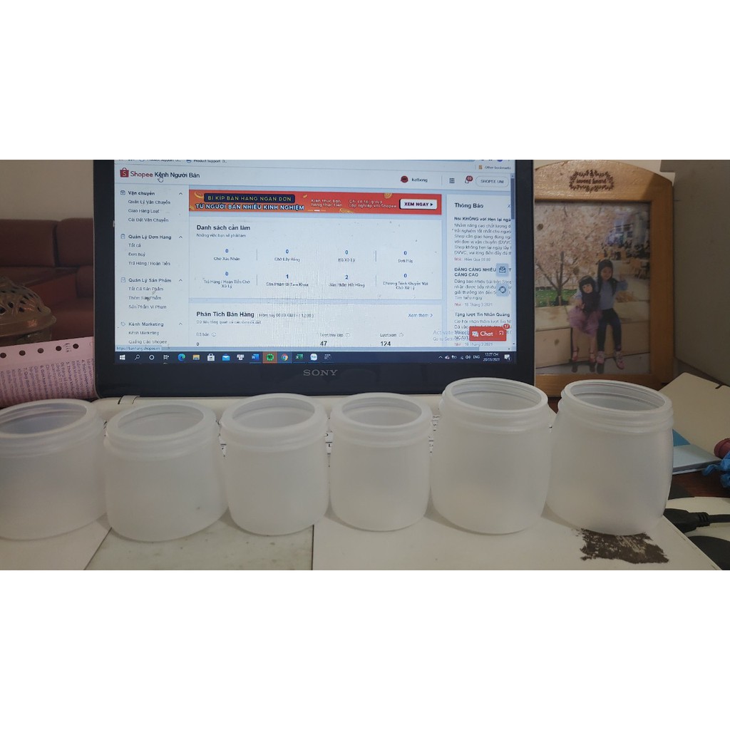 Combo 50 hũ sữa chua kèm nắp và thìa giá 70k kèm 12 sticker dung tích 100ml 120ml 160ml | BigBuy360 - bigbuy360.vn