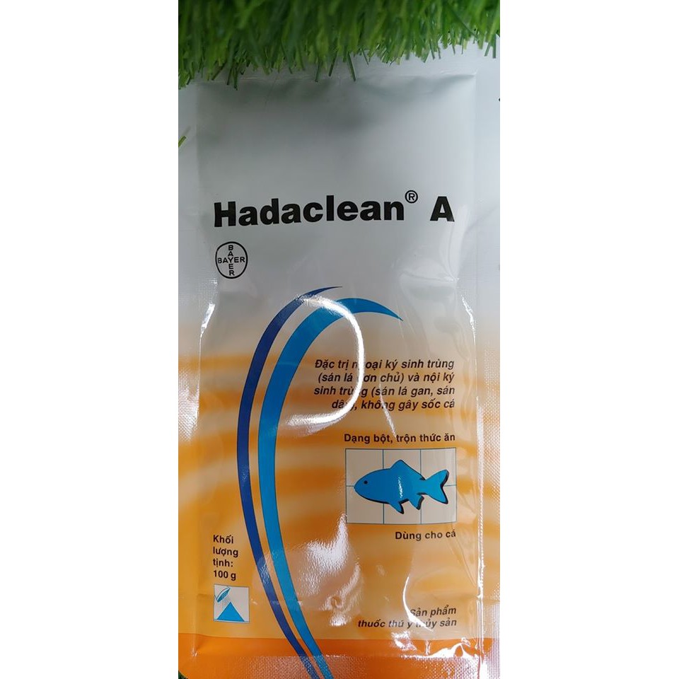 Trị nội ngoại ký sinh trùng rận nước, trùng mỏ neo, sán Hadaclean