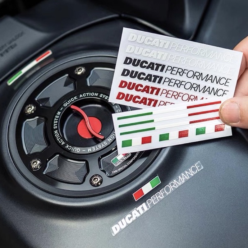 Tem Ducati Uv mực nổi công nghệ Usa