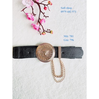Thắt lưng đai váy bản to 5cm phối mặt Versace bằng hợp kim sang trọng_Mã 781