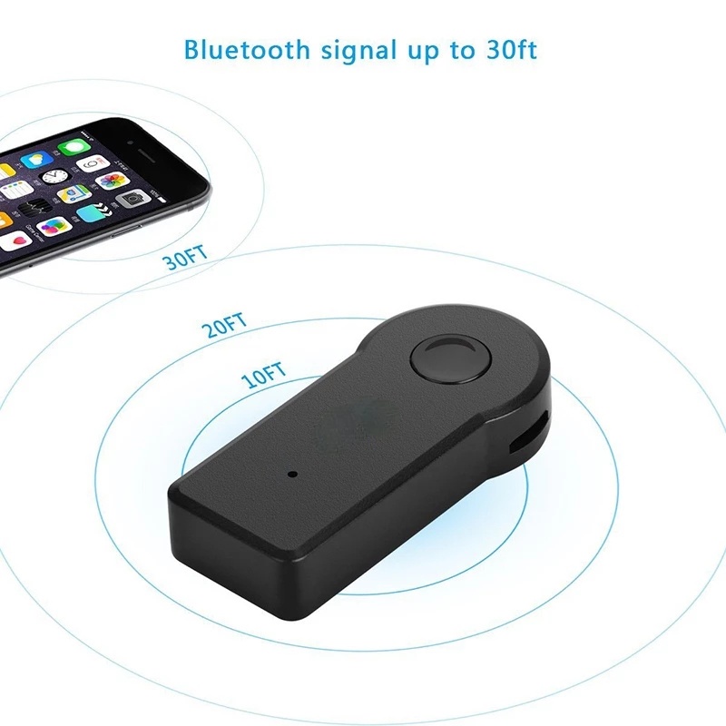 [2 in 1 Wireless Bluetooth 5.0 Transmitter Receiver Adapter] [3.5mm Jack for Car Music Audio Aux A2dp Headphone Receiver Handsfree]