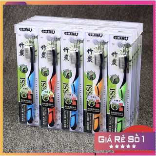 Bàn Chải Đánh Răng Than Tre Hoạt Tính Hàn Quốc BOSSI 921 ( cam kết loạ 1 đẹp nhất )combo 10 chiếc