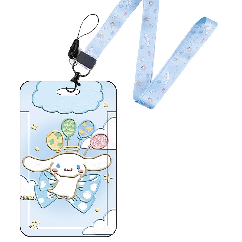 Dây Đeo Thẻ ID/Thẻ ID Họa Tiết Kuromi Dễ Thương