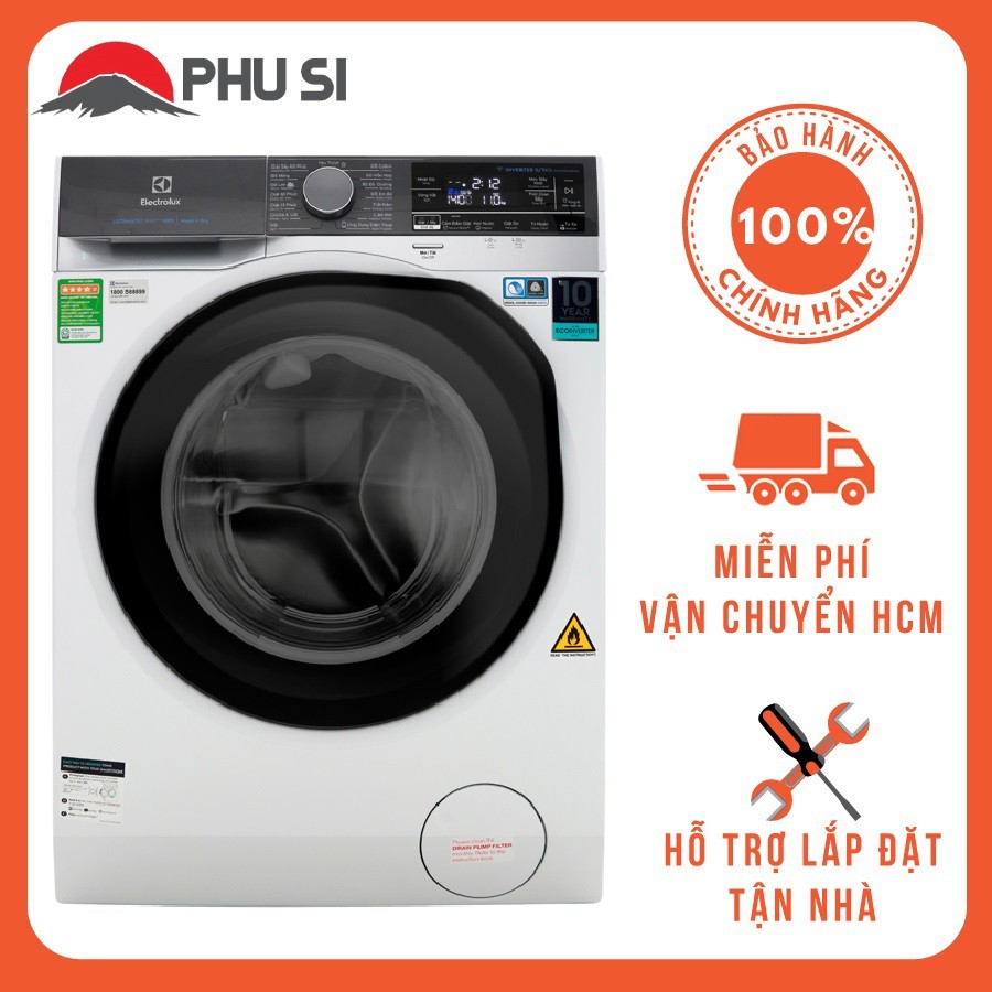 MiỄN PHÍ CÔNG LẮP ĐẶT - EWW1141AEWA - Máy giặt sấy Electrolux EWW1141AEWA, giặt 11kg, sấy 7kg, Inverter (2019)