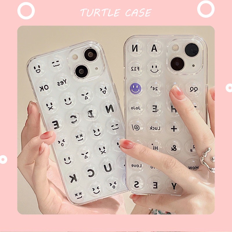 Ốp lưng iphone ốp Điện Thoại Trong Suốt In Hình Bong Bóng MINI Cho iPhone 14 13 12 11 PROMAX XS XR XSMAX SE2020 6 7 8PLUS