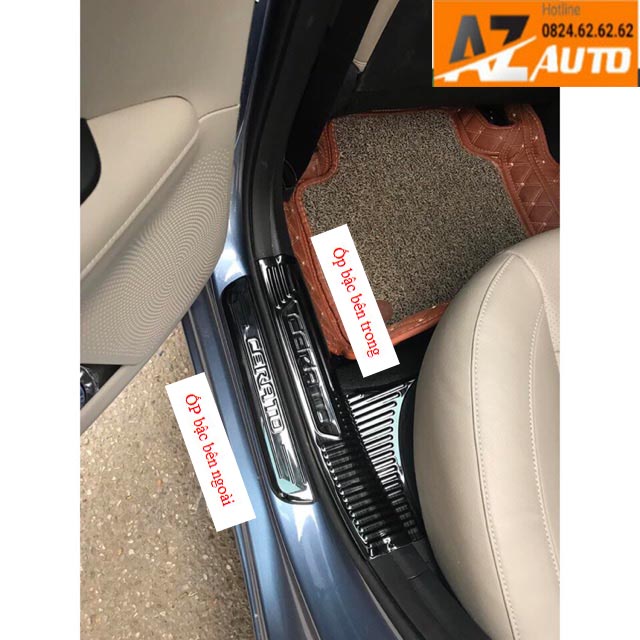 Ốp bậc cửa, Nẹp bước chân Kia Cerato 2019-2021 –  Titan tặng keo trợ dính