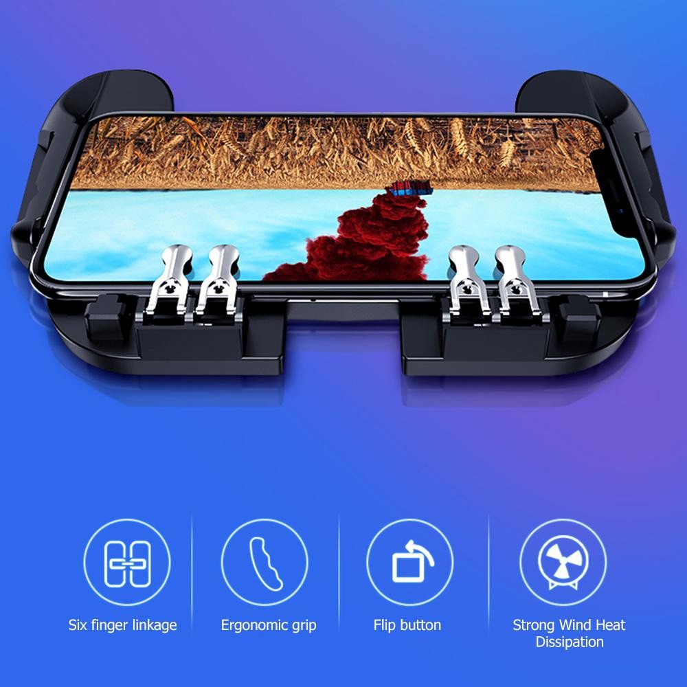 Best Life Mobile Phone Game Handle Gamepad For PUBG Mobile Gaming Trigger Fire Button L1 R1