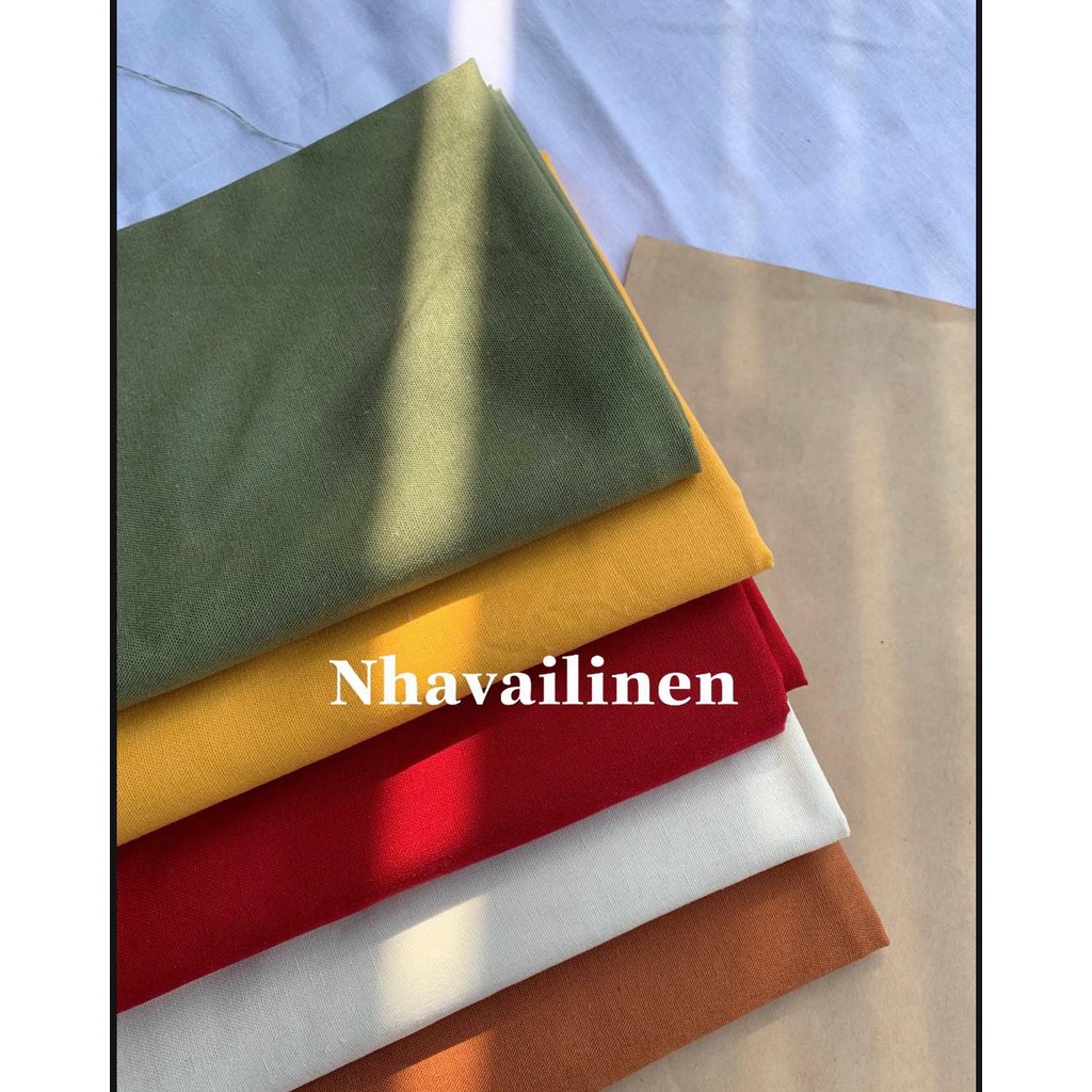 Vải Linen bột dày - Nhà Vải Linen