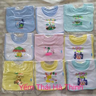 Yếm cotton 2lớp chui đầu Thái Hà Thịnh